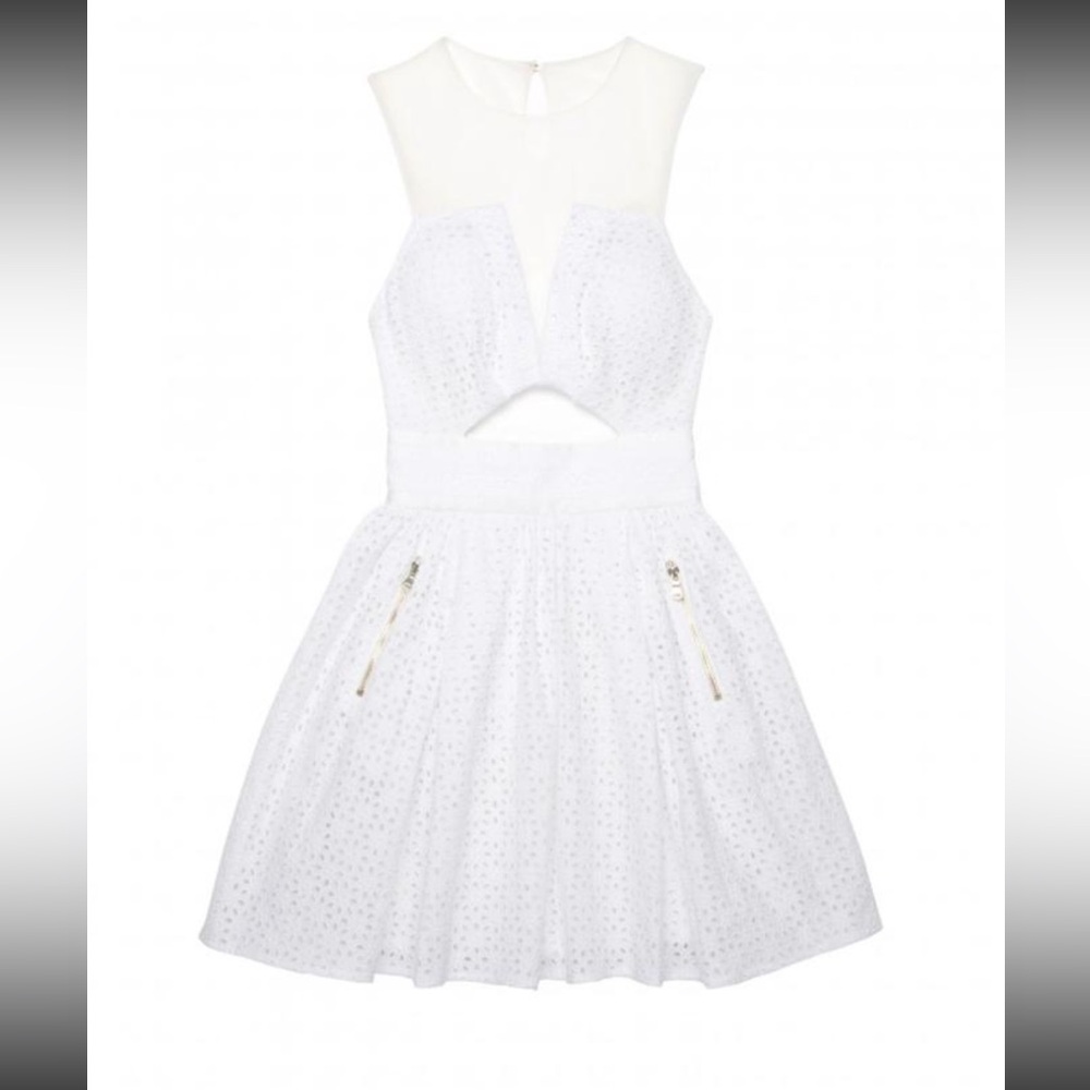 NWT REVOLVE THREE FLOOR PRECISELY MINI DRESS IN W… - image 8